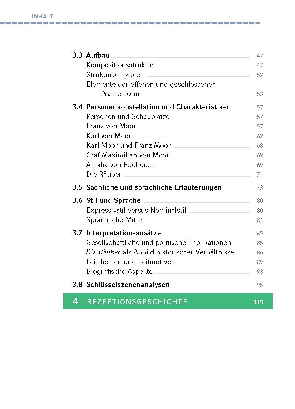 Bild: 9783804420922 | Die Räuber von Friedrich Schiller - Textanalyse und Interpretation