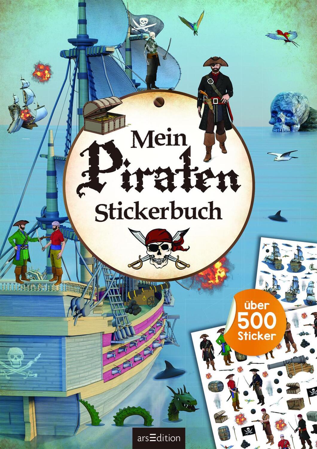 Bild: 9783845816630 | Mein Piraten-Stickerbuch | über 500 Sticker | Taschenbuch | 24 S.