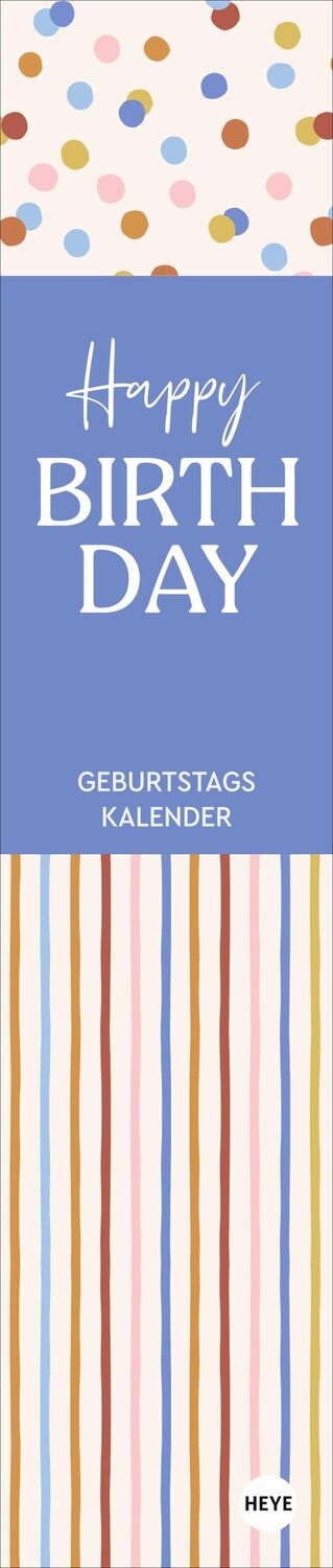 Cover: 9783756408979 | Design Geburtstagskalender Langplaner mini | Kalender | Spiralbindung