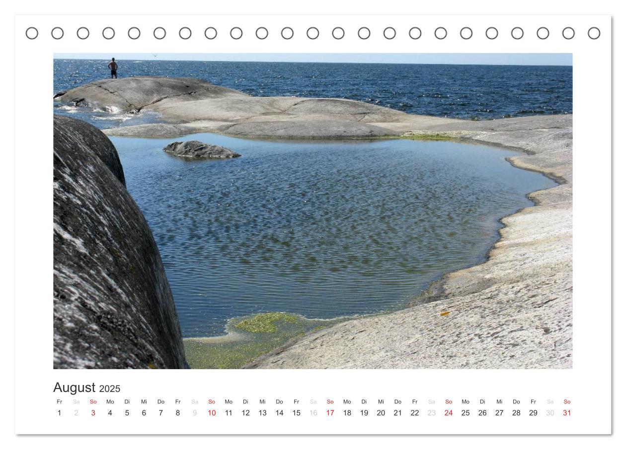 Bild: 9783435568406 | Stockholmer Schärengarten (Tischkalender 2025 DIN A5 quer),...