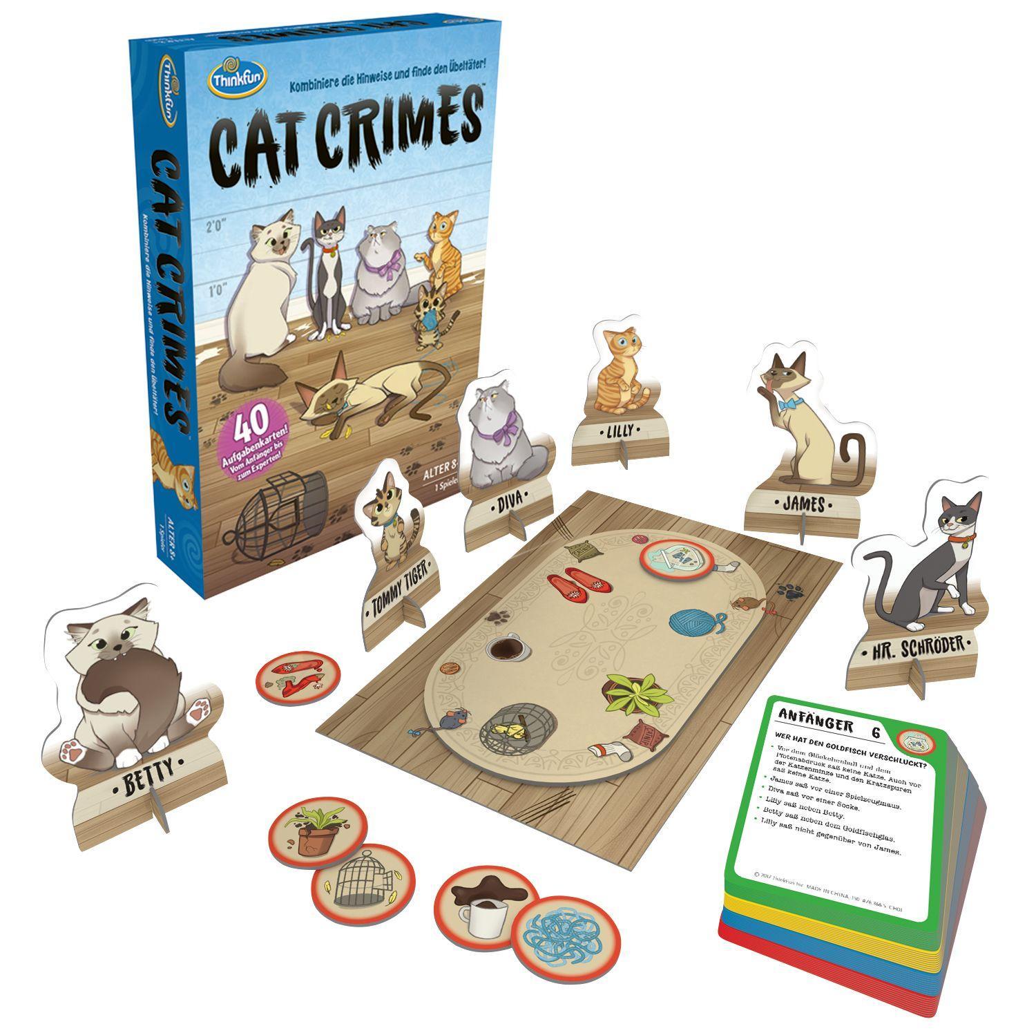 Bild: 4005556763665 | ThinkFun - 76366 - Cat Crimes - Das flauschige und freche...