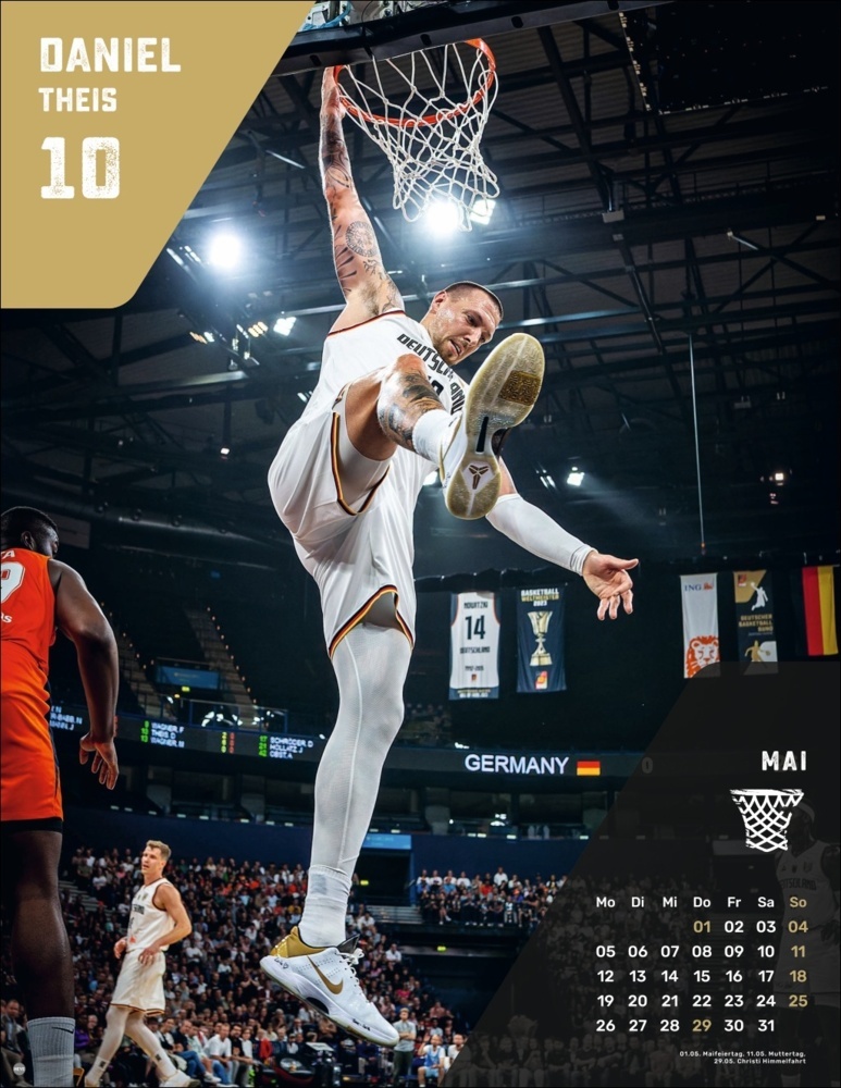 Bild: 9783756413324 | DBB Basketball Posterkalender 2025 | Kalender | Spiralbindung | 15 S.