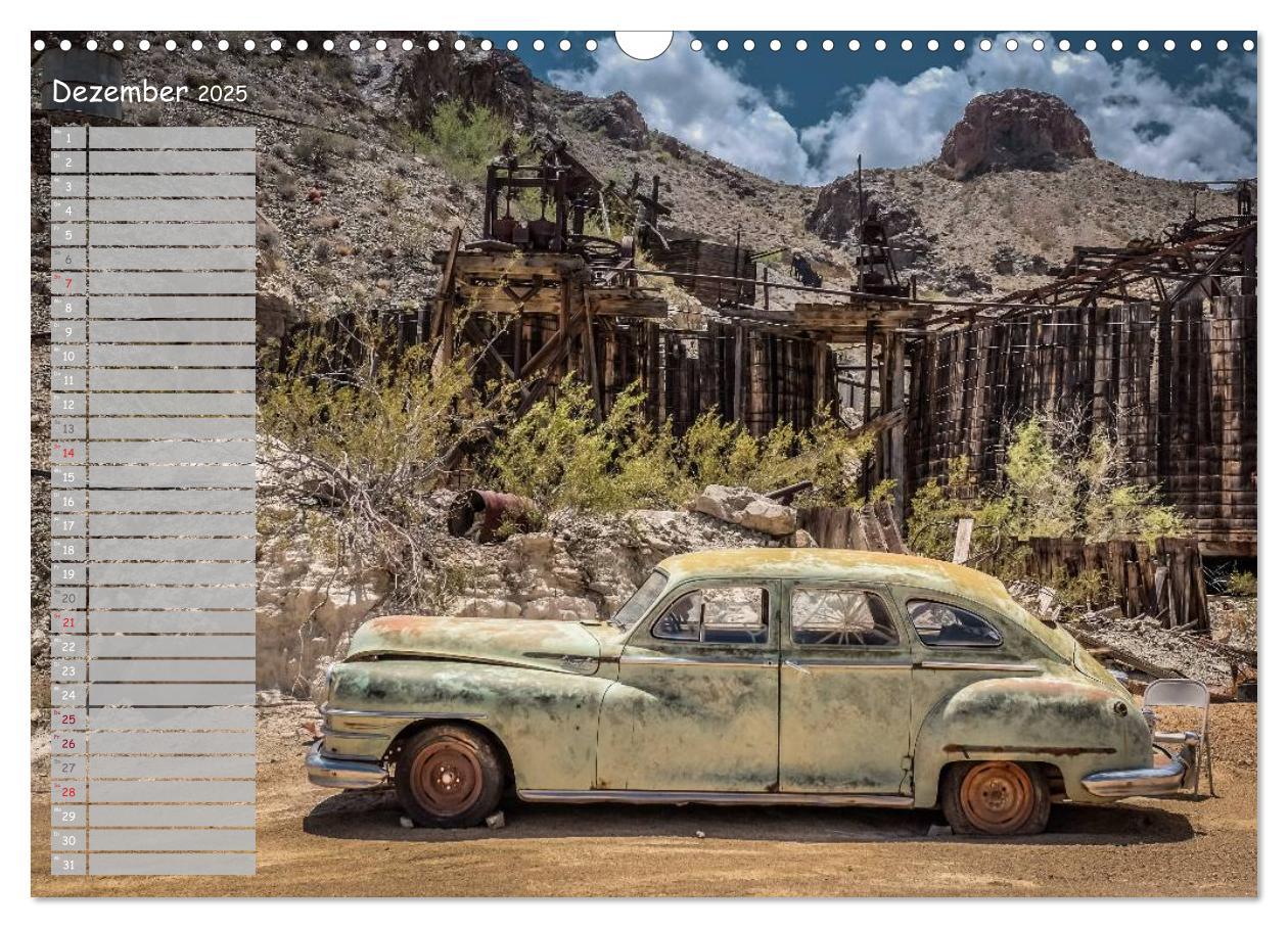 Bild: 9783435556212 | Vergessene Zeitzeugen entlang der Route 66 (Wandkalender 2025 DIN...