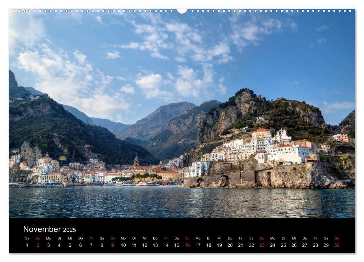 Bild: 9783435595501 | Amalfiküste und Capri (Wandkalender 2025 DIN A2 quer), CALVENDO...