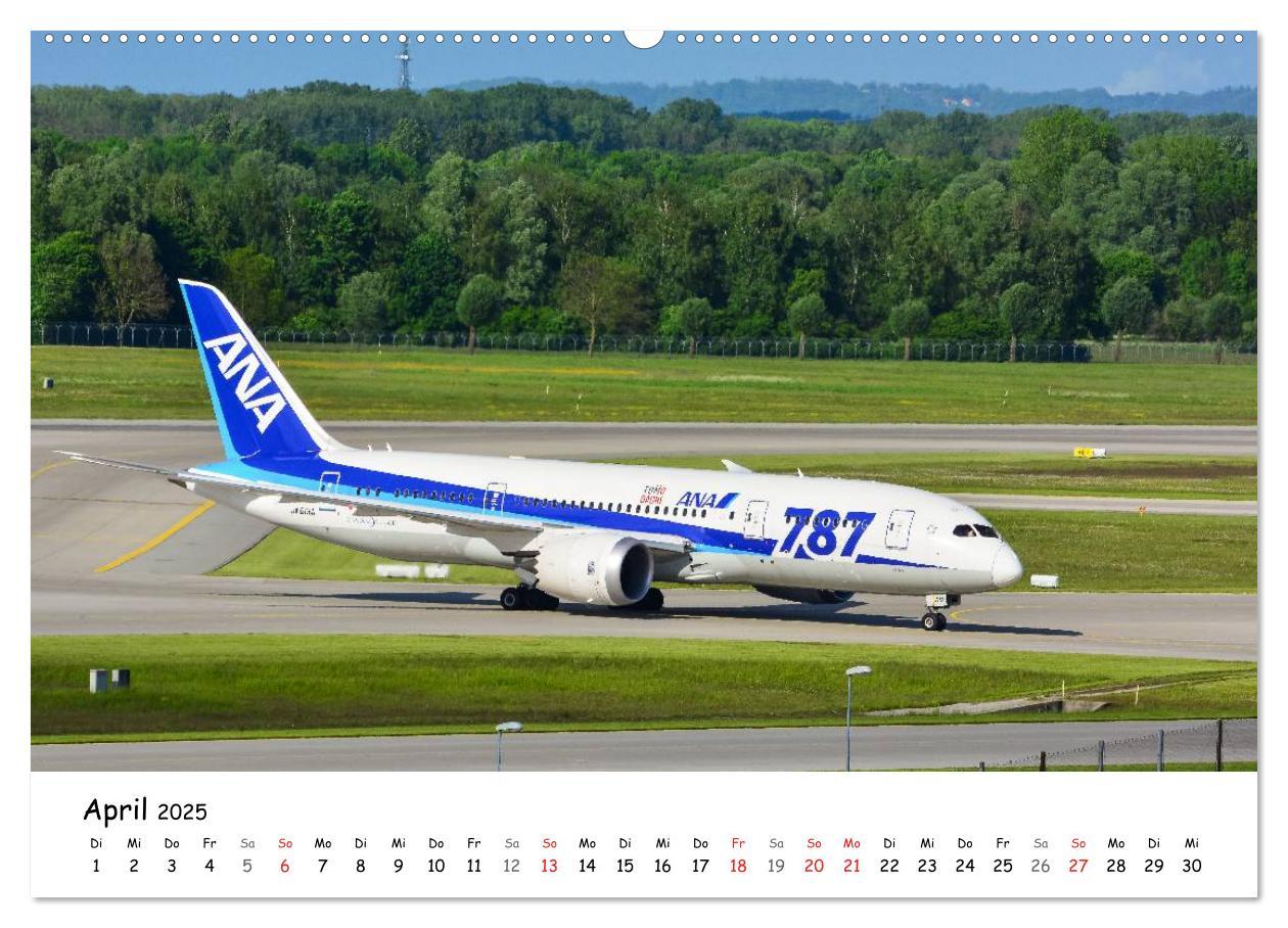 Bild: 9783435686803 | Airliner in München / 2025 (Wandkalender 2025 DIN A2 quer),...