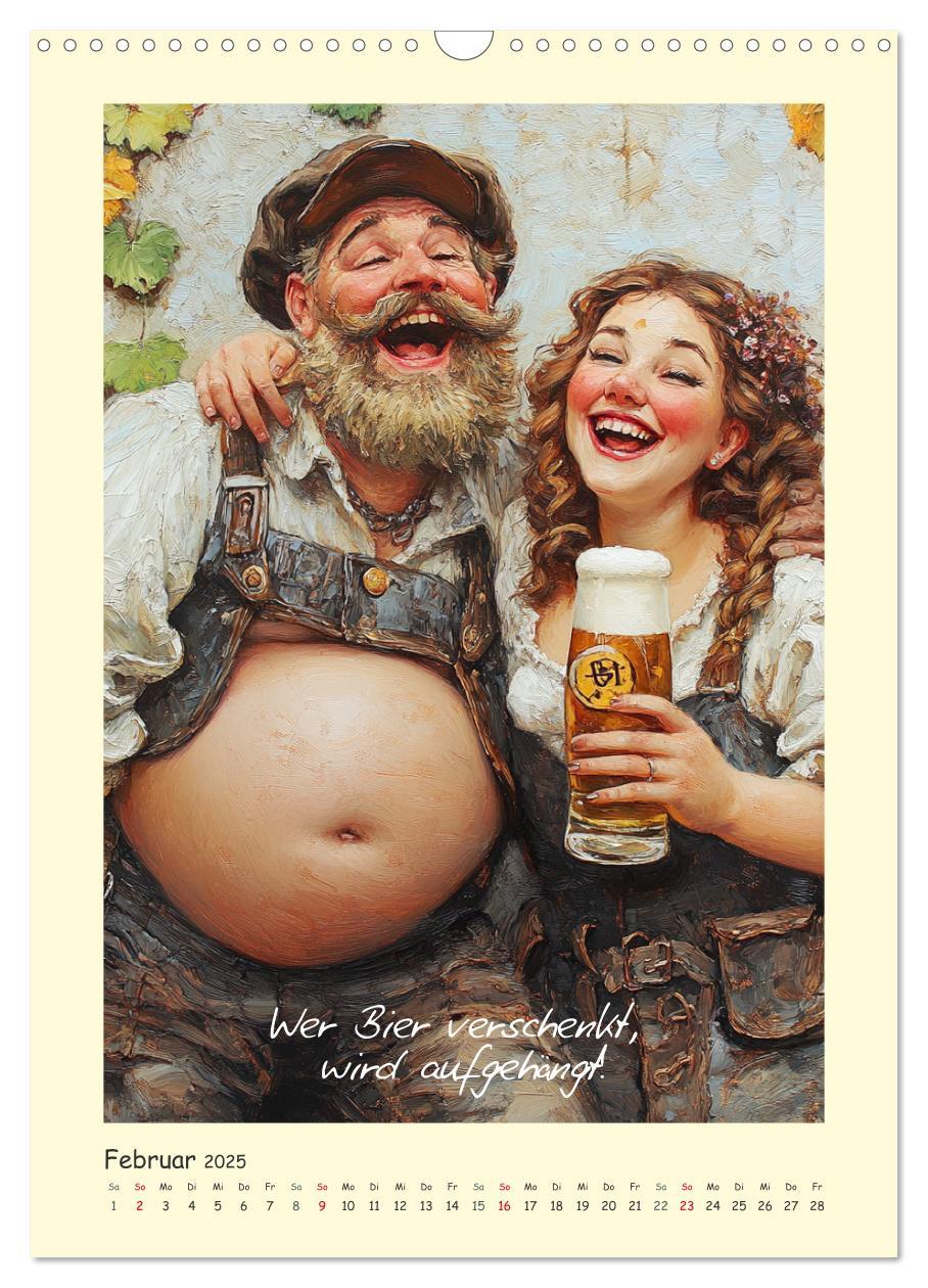 Bild: 9783457189849 | Bier, Bäuche, Sprüche. Spaß mit Hopfen und Malz (Wandkalender 2025...