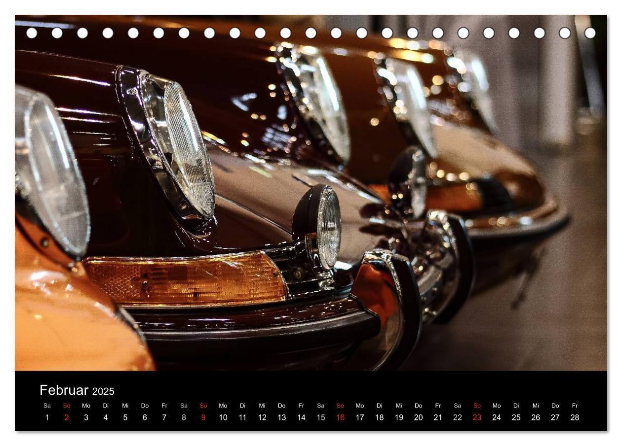 Bild: 9783435606993 | Heiligs Blechle - Porsche-Ikonen im Detail (Tischkalender 2025 DIN...