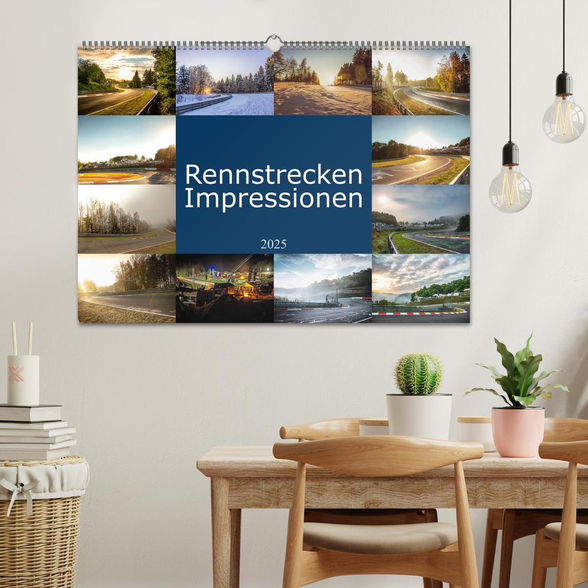 Bild: 9783457071786 | Rennstrecken Impressionen (Wandkalender 2025 DIN A2 quer), CALVENDO...