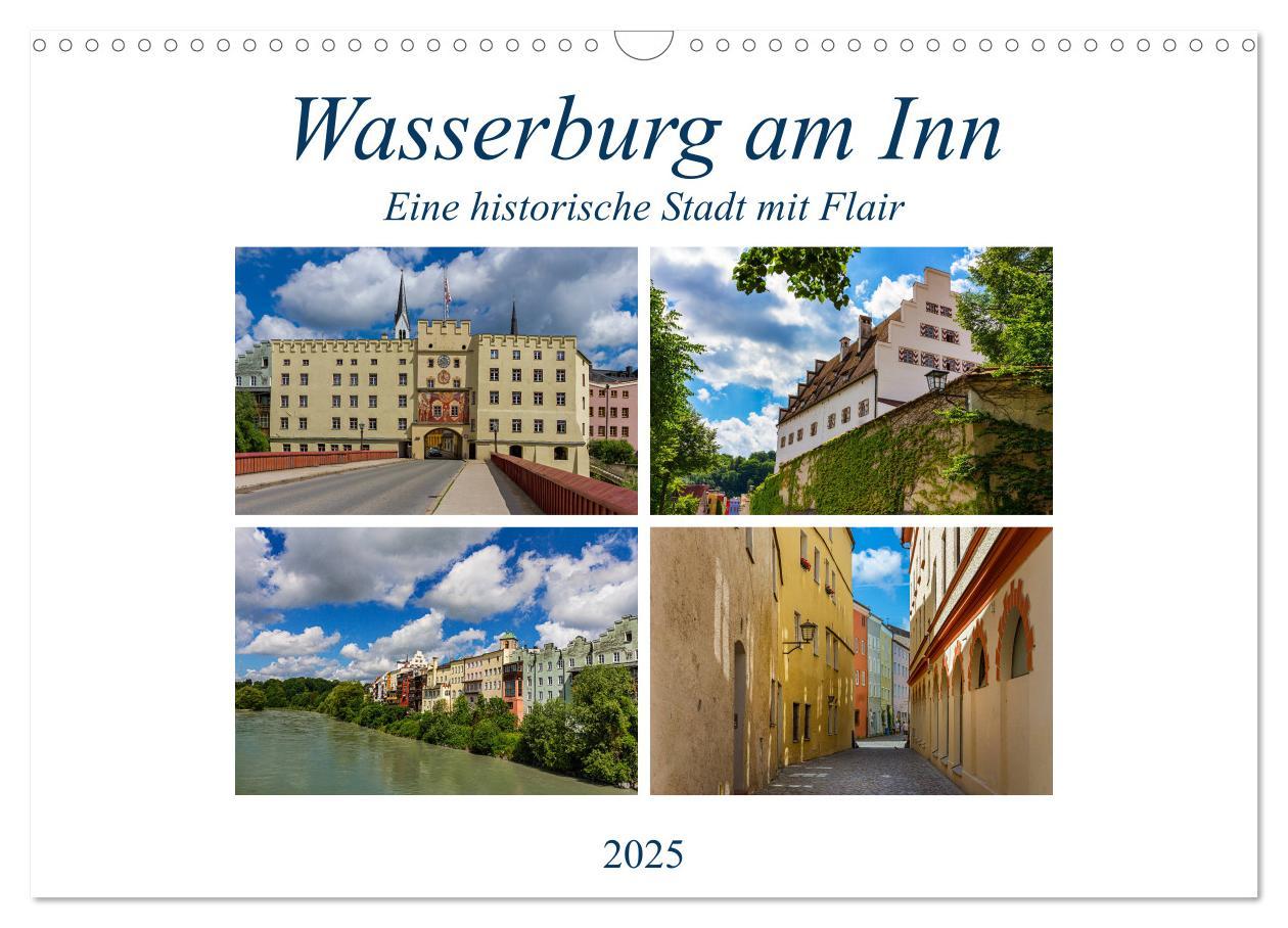 Cover: 9783435368815 | Wasserburg am Inn (Wandkalender 2025 DIN A3 quer), CALVENDO...