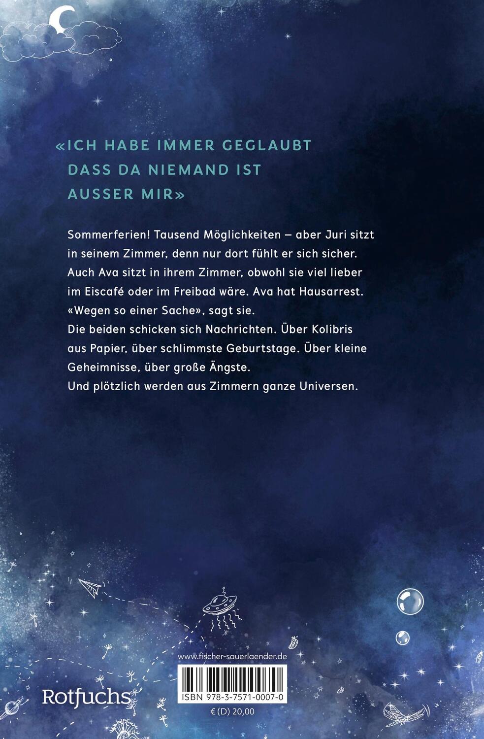 Rückseite: 9783757100070 | Und die Welt, sie fliegt hoch | Sarah Jäger | Buch | 272 S. | Deutsch