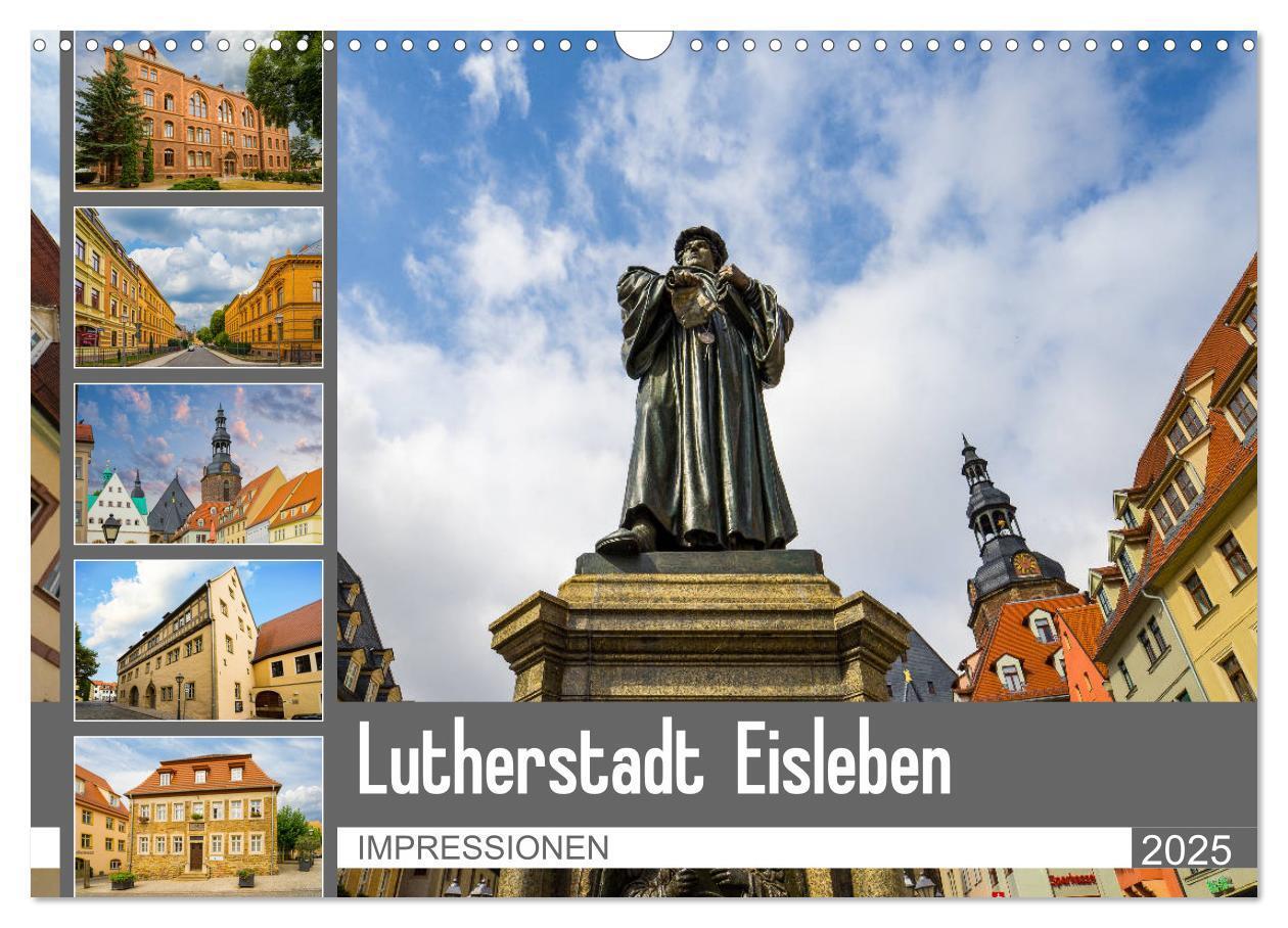 Cover: 9783435296033 | Lutherstadt Eisleben Impressionen (Wandkalender 2025 DIN A3 quer),...