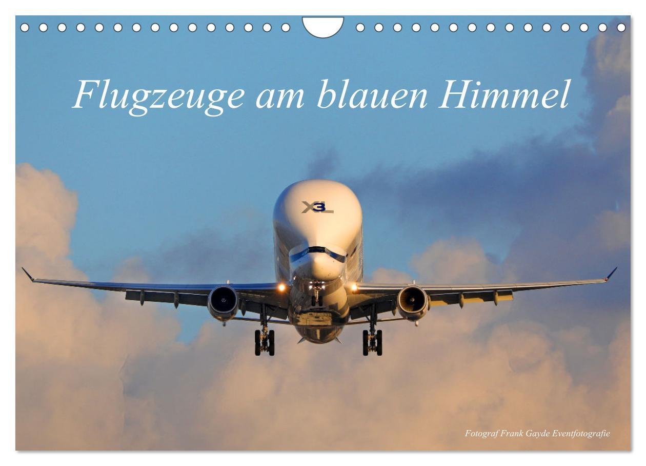 Cover: 9783435070701 | Flugzeuge am blauen Himmel (Wandkalender 2025 DIN A4 quer),...