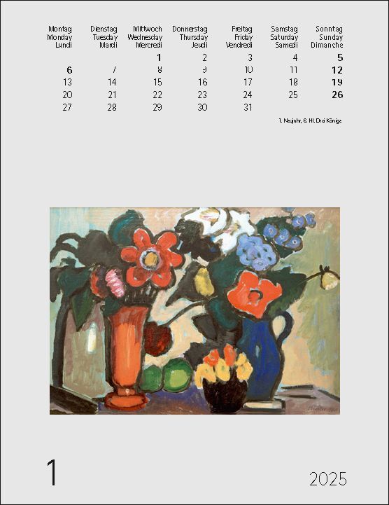 Bild: 9783771720155 | Gabriele Münter 2025 | Kunst-Einsteckkalender | Gabriele Münter | 2025