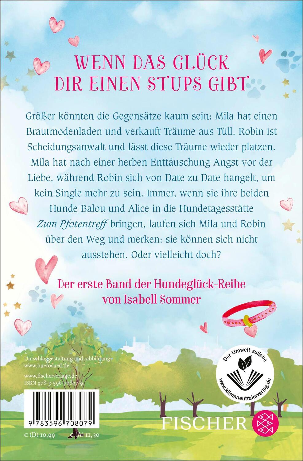 Rückseite: 9783596708079 | Sitz, Platz, Kuss | Isabell Sommer | Taschenbuch | Hundeglück-Reihe