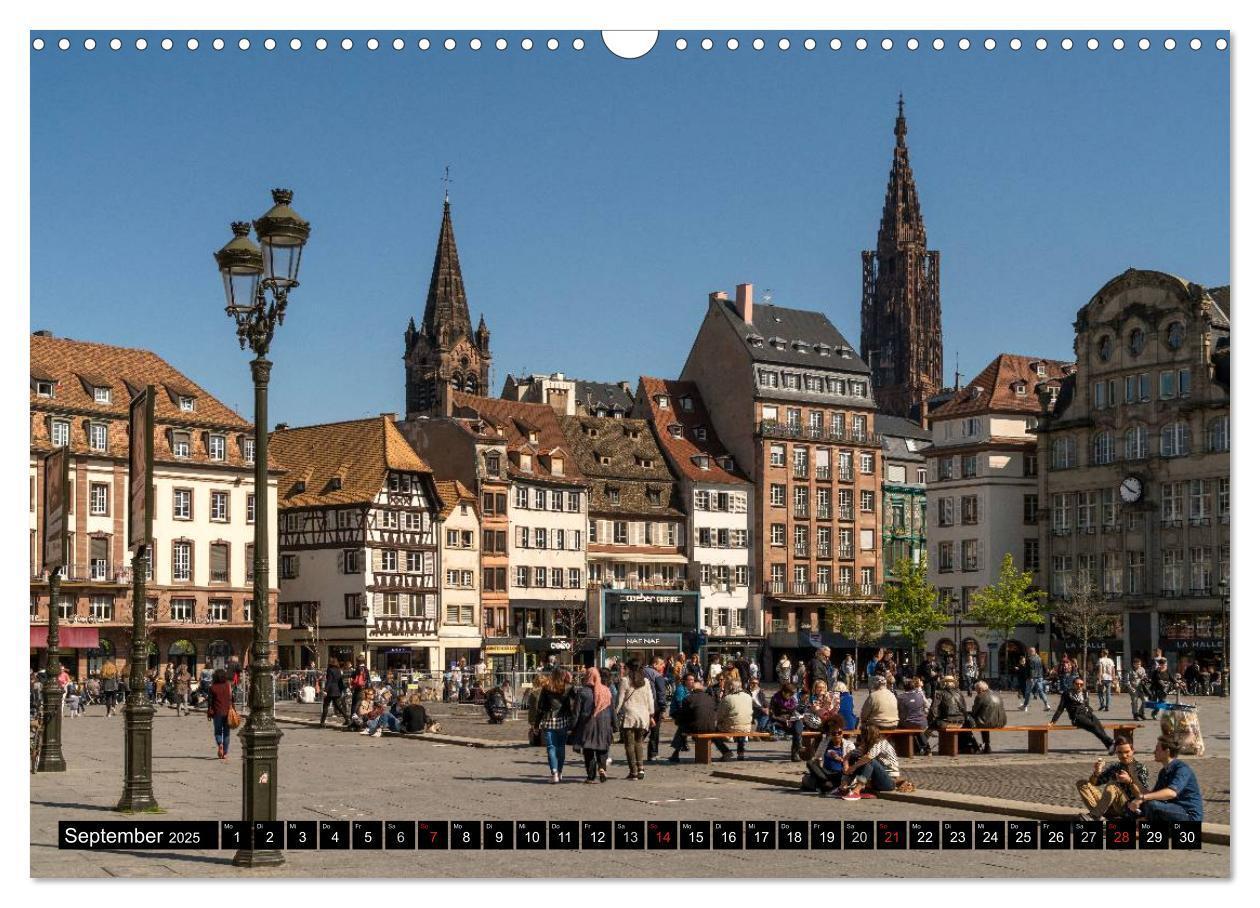 Bild: 9783435467617 | Frankreich - Strasbourg (Wandkalender 2025 DIN A3 quer), CALVENDO...