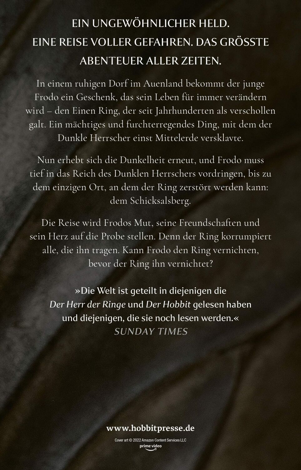 Rückseite: 9783608987010 | Der Herr der Ringe | J. R. R. Tolkien | Taschenbuch | 1568 S. | 2022