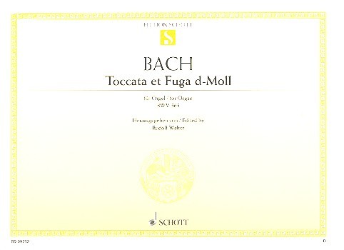 Cover: 9790001092401 | Toccata et Fuga d-Moll | BWV 565. Orgel., Edition Schott Einzelausgabe