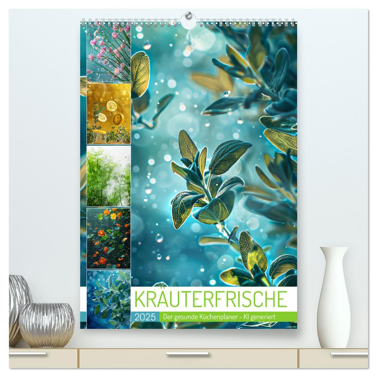 Cover: 9783457140680 | Kräuterfrische (hochwertiger Premium Wandkalender 2025 DIN A2...