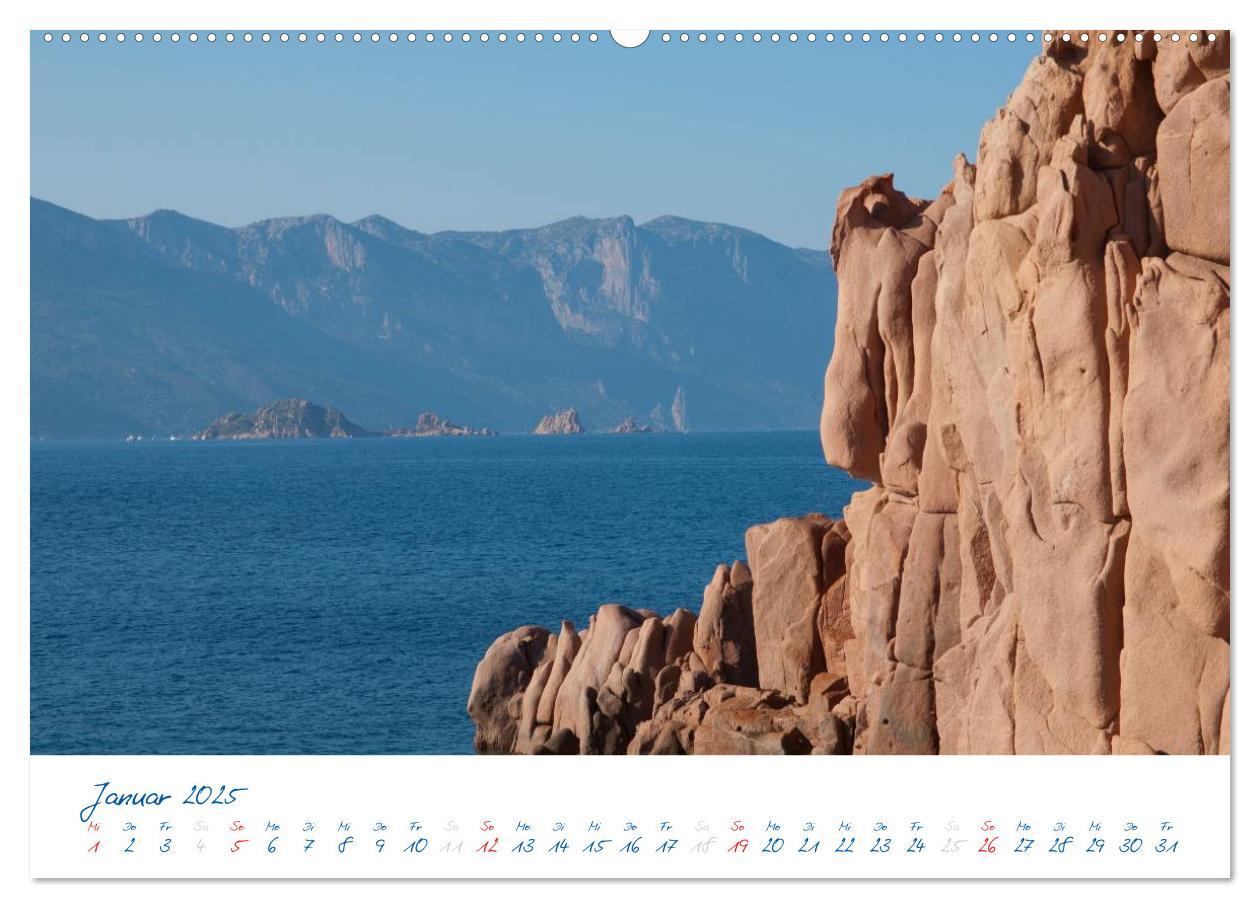 Bild: 9783435738731 | Sardinien (Wandkalender 2025 DIN A2 quer), CALVENDO Monatskalender