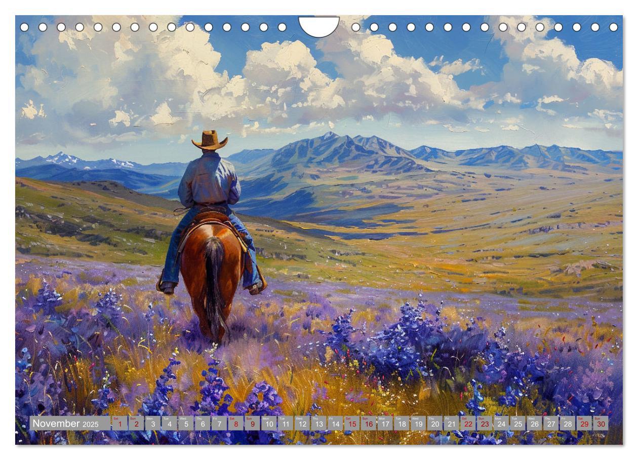 Bild: 9781325977888 | Horses, Power and Freedom (Wall Calendar 2025 DIN A4 landscape),...