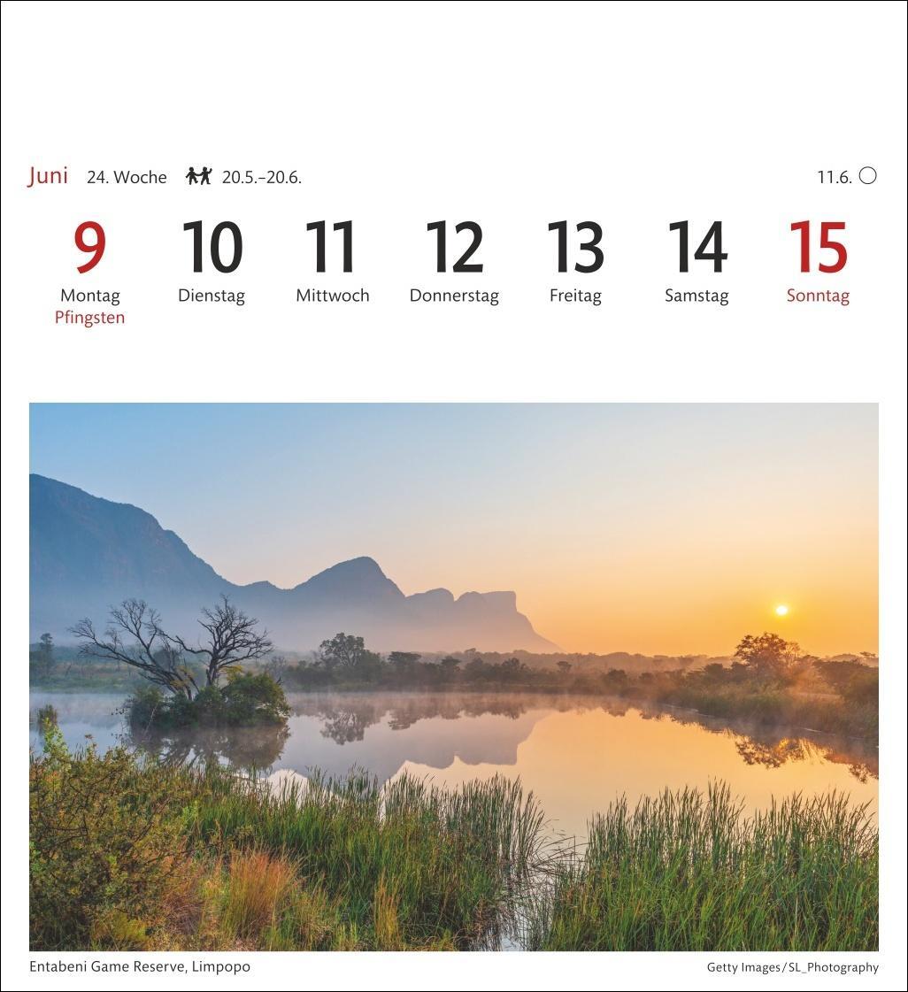 Bild: 9783840033452 | Südafrika &amp; Namibia Sehnsuchtskalender 2025 - Wochenkalender mit 53...