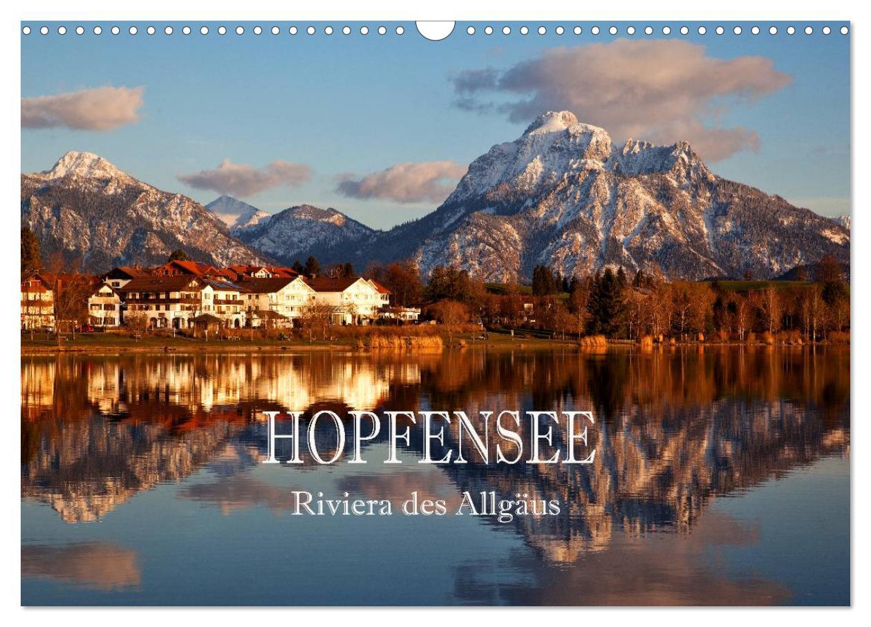 Cover: 9783435484997 | Hopfensee - Riviera des Allgäus (Wandkalender 2025 DIN A3 quer),...