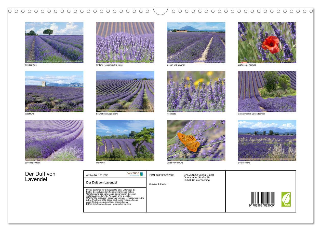 Bild: 9783383882609 | Der Duft von Lavendel (Wandkalender 2025 DIN A3 quer), CALVENDO...