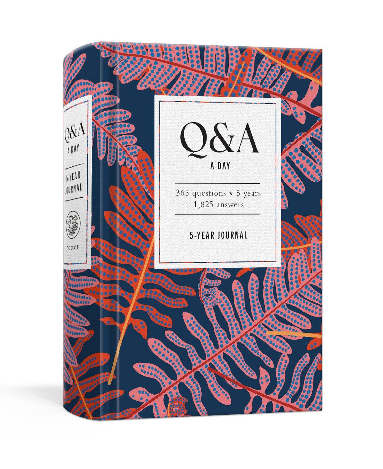 Cover: 9780593582244 | Q&amp;A a Day Bright Botanicals | 5-Year Journal | Potter Gift | Buch