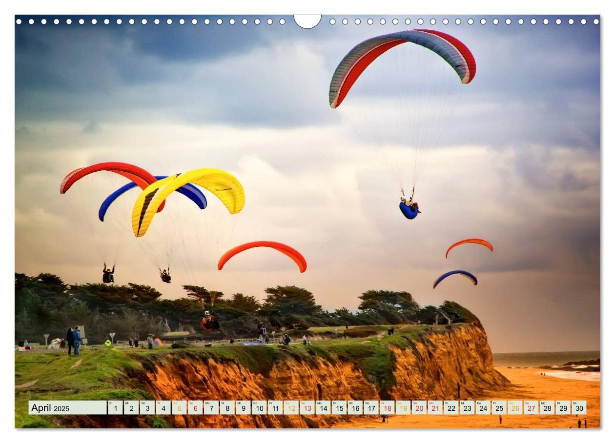 Bild: 9783435479405 | Freiheit und Abenteuer - Paragliding (Wandkalender 2025 DIN A3...