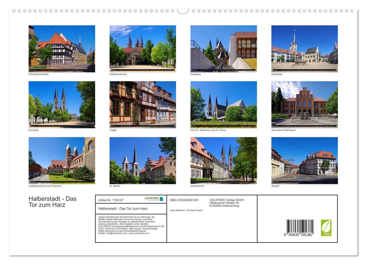 Bild: 9783435591381 | Halberstadt - Das Tor zum Harz (hochwertiger Premium Wandkalender...