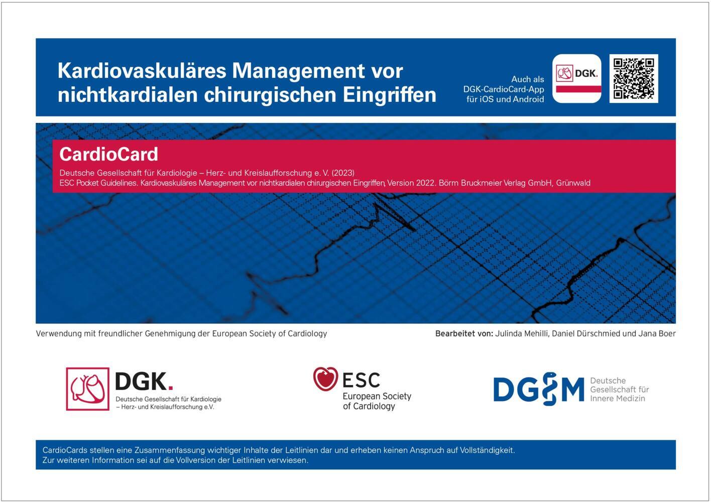 Cover: 9783898626750 | Kardiovaskuläres Management vor nichtkardialen chirurgischen...