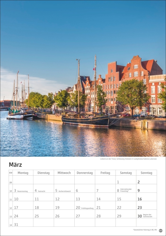 Bild: 9783756405558 | Deutschland Kalender 2025 | Kalender | Spiralbindung | 13 S. | Deutsch