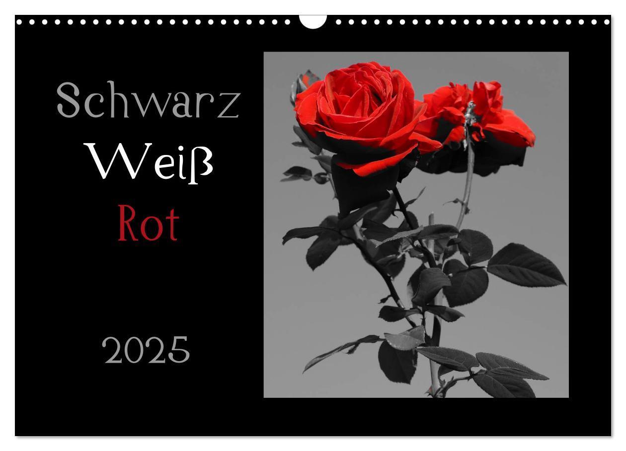 Cover: 9783435835843 | Schwarz-Weiß-Rot (Wandkalender 2025 DIN A3 quer), CALVENDO...