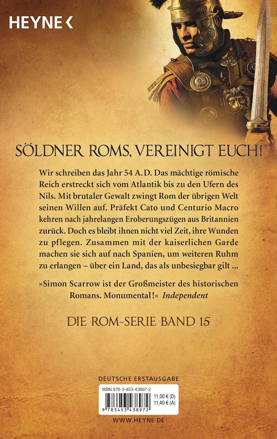 Bild: 9783453438972 | Invictus | Die Rom-Serie 15 - Roman | Simon Scarrow | Taschenbuch