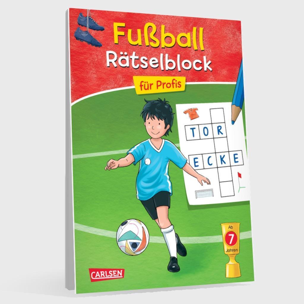 Bild: 9783551191915 | Fußball-Rätselblock für Profis | ab 7 Jahre | Laura Leintz | Buch