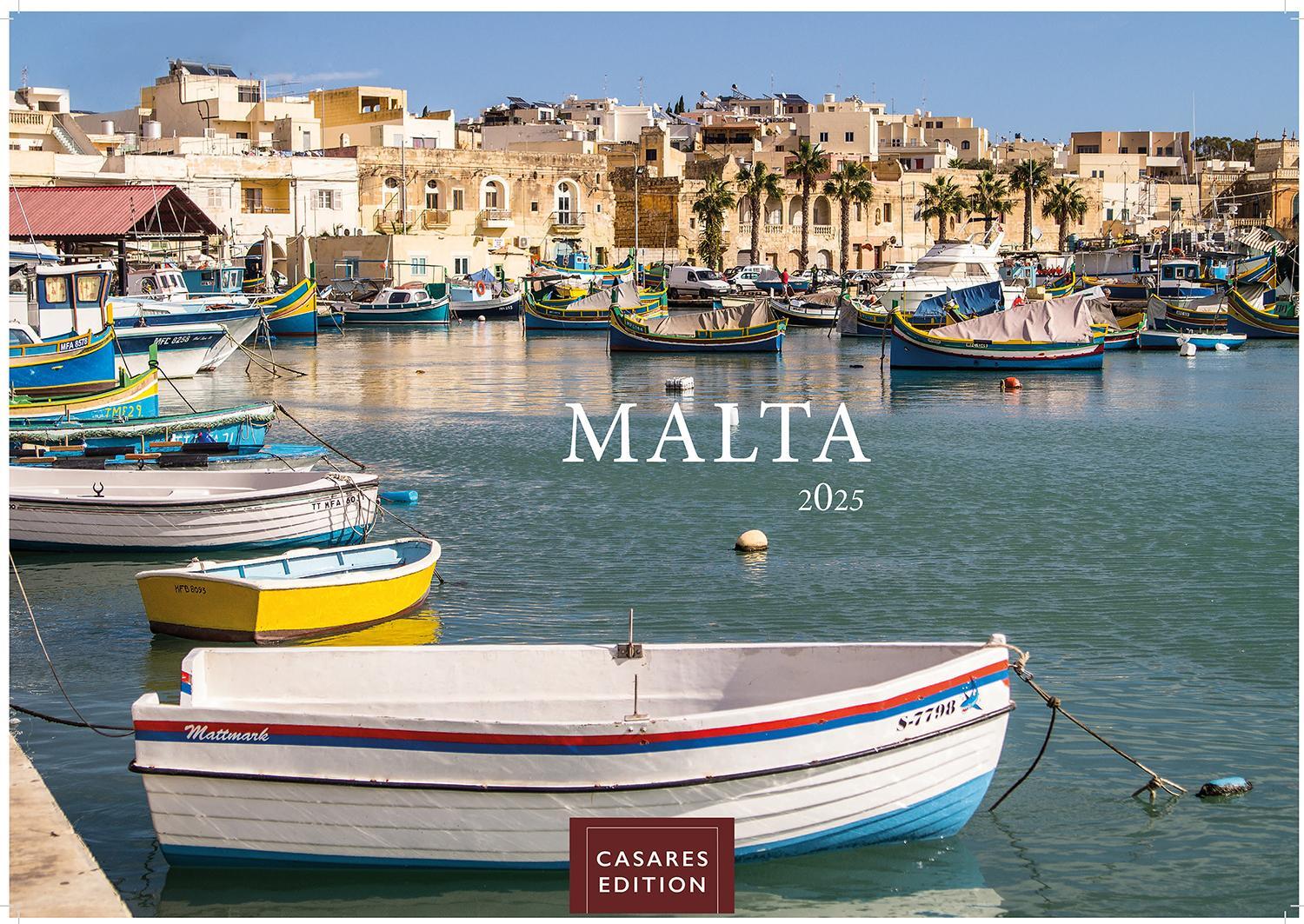 Cover: 9781835240748 | Malta 2025 L 35x50cm | H. W. Schawe | Kalender | 14 S. | Deutsch