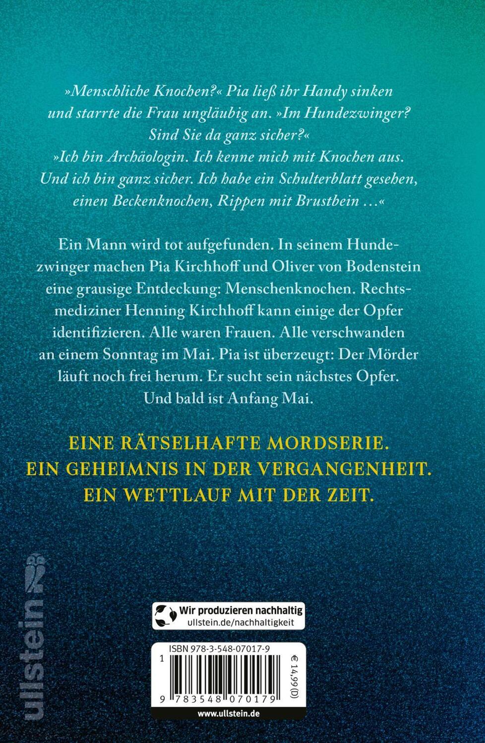 Rückseite: 9783548070179 | Muttertag | Kriminalroman Der Bestseller als neue limitierte Ausgabe