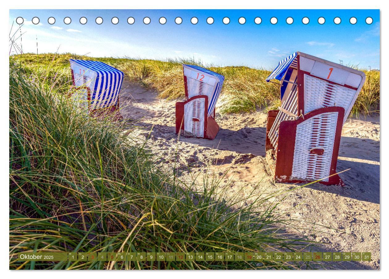 Bild: 9783435073955 | INSELLIEBE NORDERNEY (Tischkalender 2025 DIN A5 quer), CALVENDO...