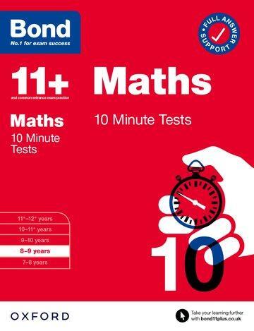 Cover: 9780192784971 | Bond 11+: Bond 11+ Maths 10 Minute Tests with Answer Support 8-9 years