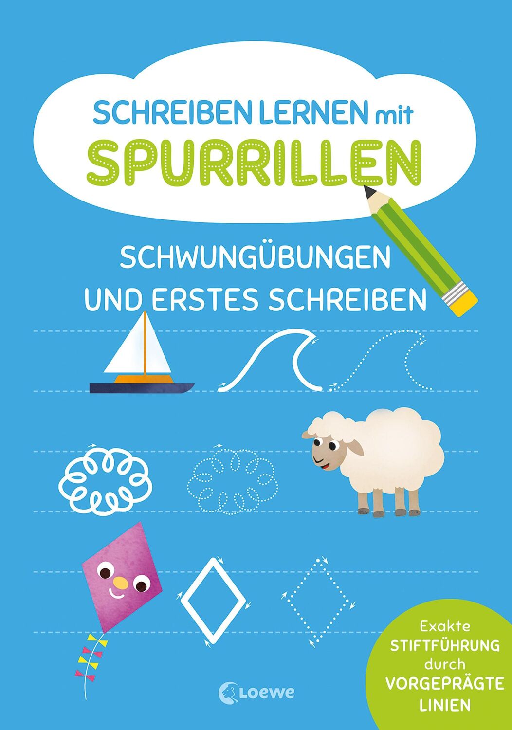 Cover: 9783743215832 | Schreiben lernen mit Spurrillen - Schwungübungen und erstes Schreiben