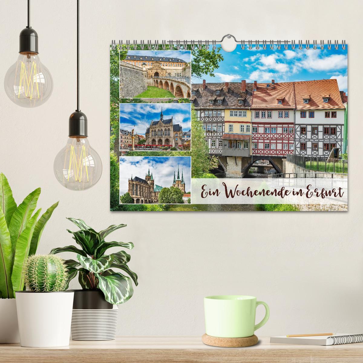 Bild: 9783435123360 | Ein Wochenende in Erfurt (Wandkalender 2025 DIN A4 quer), CALVENDO...