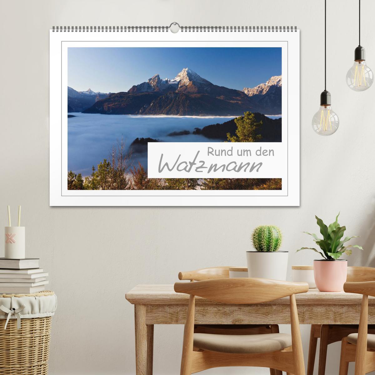 Bild: 9783435457373 | Rund um den Watzmann (Wandkalender 2025 DIN A2 quer), CALVENDO...