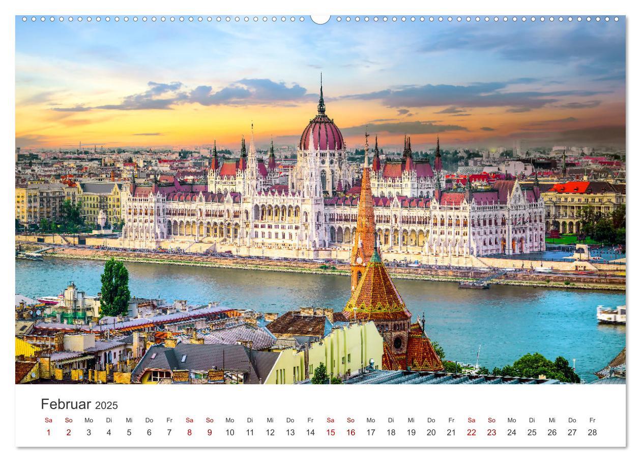 Bild: 9783383916885 | Budapest - Eine Reise in die Hauptstadt von Ungarn. (Wandkalender...