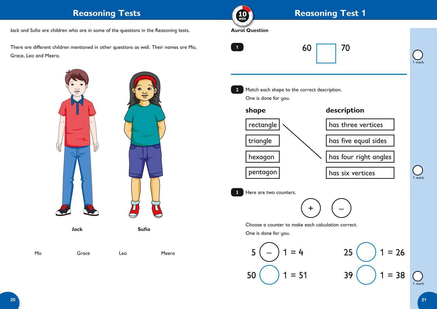 Bild: 9780008398835 | KS1 Maths and English 10 Minute Tests | Ideal for Use at Home | KS1