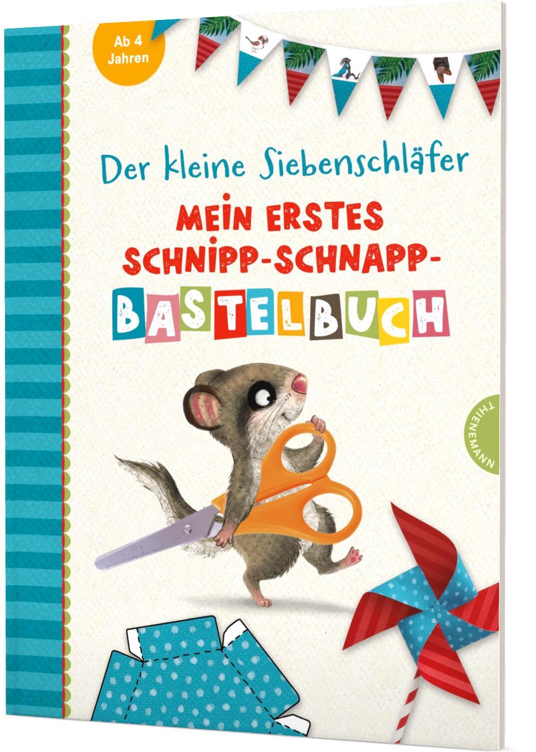 Cover: 9783522460132 | Der kleine Siebenschläfer: Mein erstes Schnipp-Schnapp-Bastelbuch