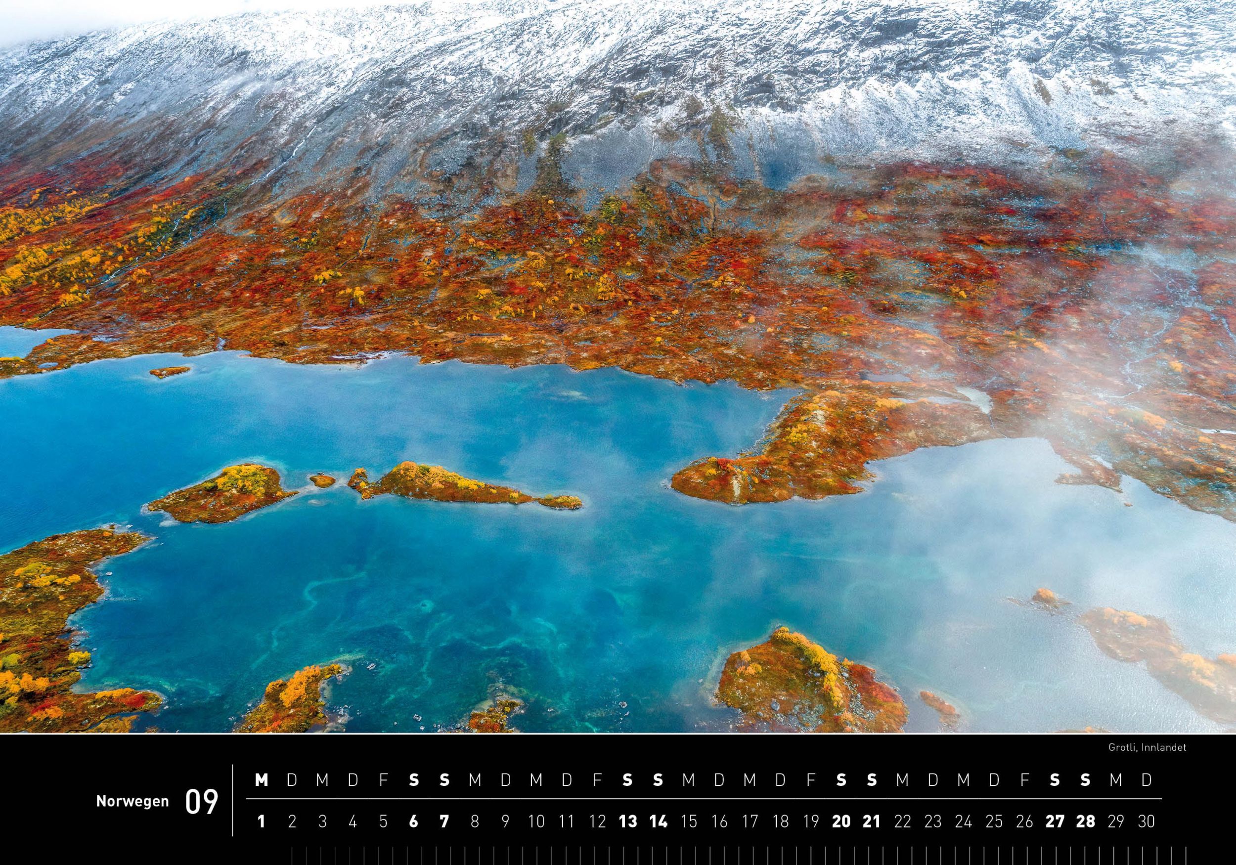 Bild: 9783968555195 | 360° Norwegen Premiumkalender 2025 | Gerhard Zwerger-Schoner | 13 S.