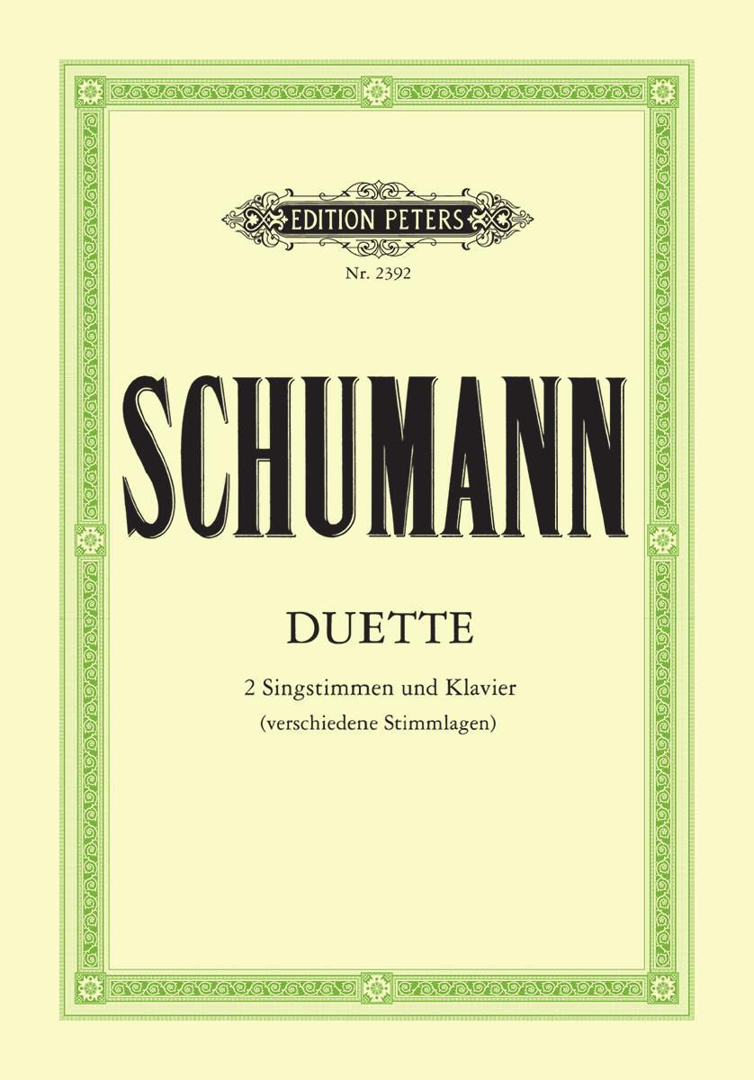 Cover: 9790014010874 | 34 Duette | für 2 Singstimmen und Klavier | Robert Schumann | 124 S.