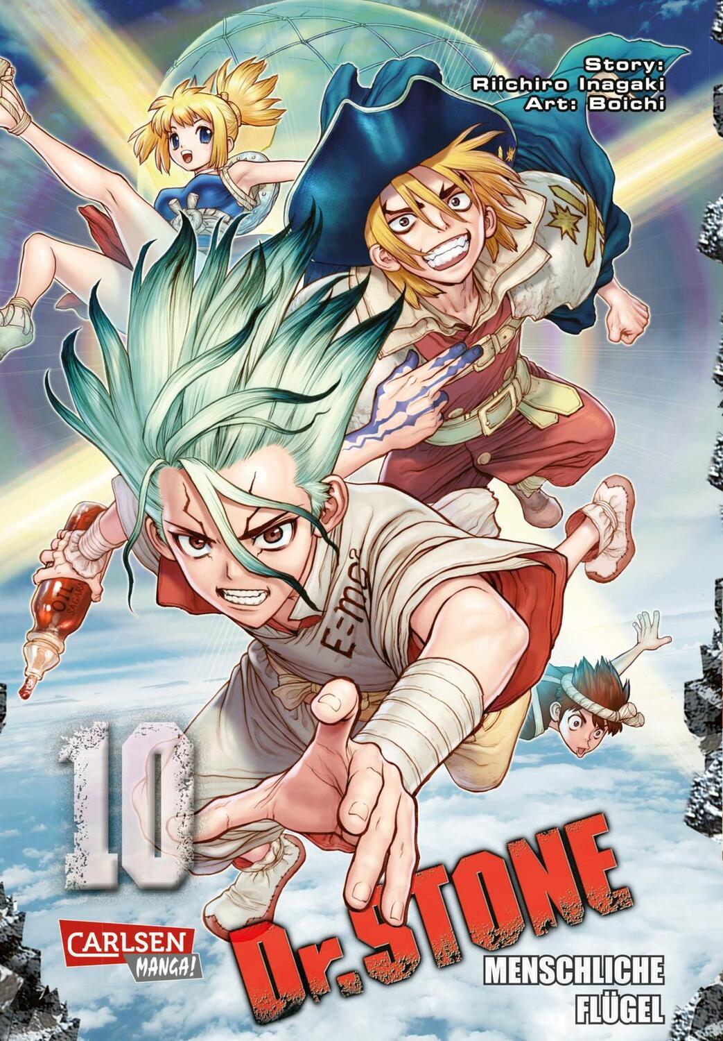 Cover: 9783551750174 | Dr. Stone 10 | Verrückte Abenteuer, Action und Wissenschaft! | Buch