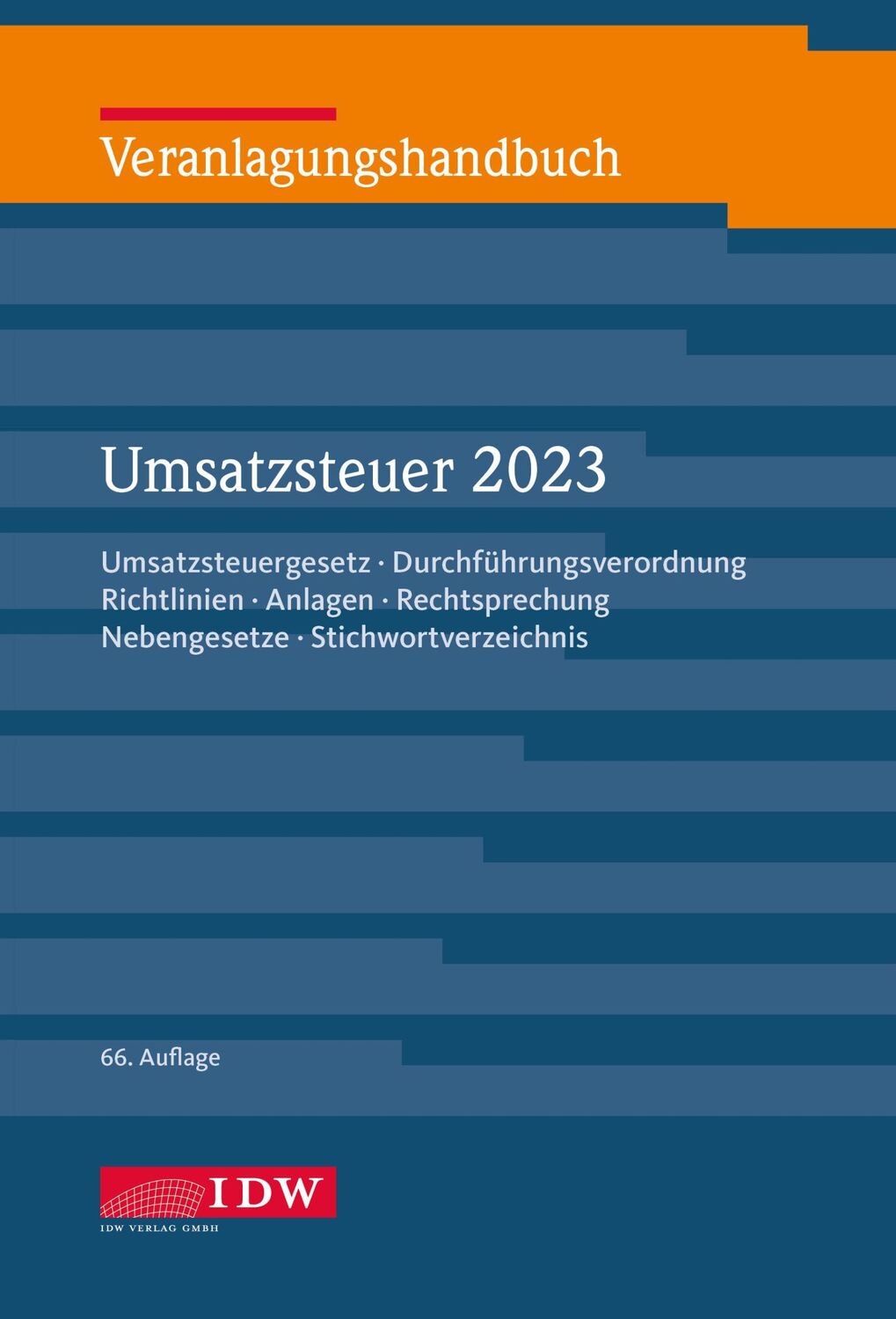 Cover: 9783802129438 | Veranlagungshandbuch Umsatzsteuer 2023, 66. A. | V. | Buch | Deutsch