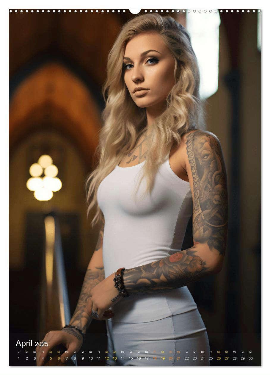 Bild: 9783435852796 | Tattoo Schönheiten - zwölf Monate, zwölf Frauen und jede Menge...